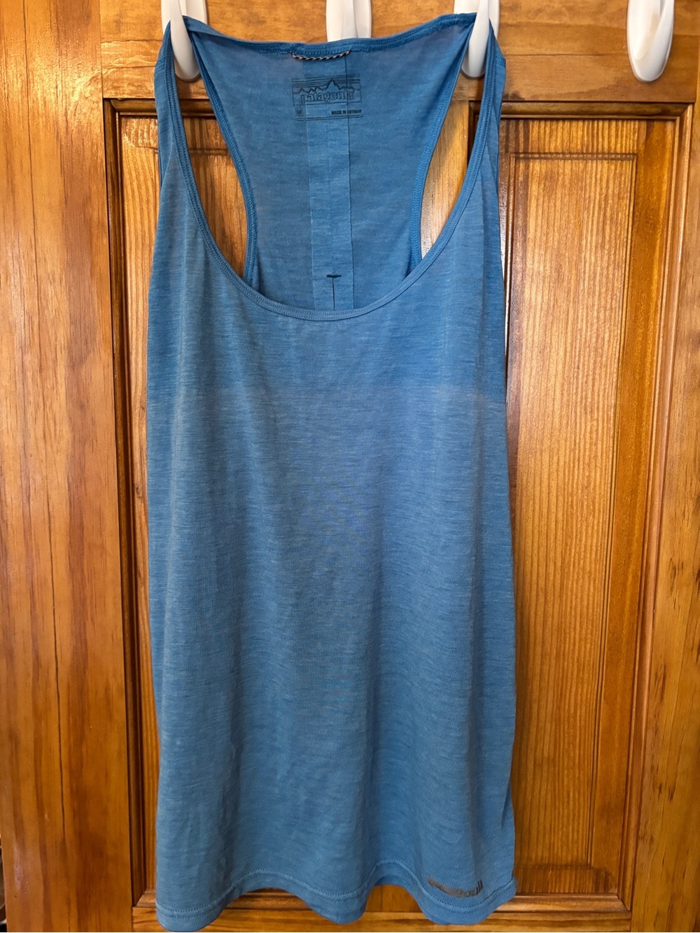 Patagonia Blue Racerback Tank Top